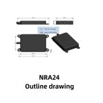 Heißes Nano radar NRA24 200m 24GHz UAV-Drohnen-Höhenmesser Lidar-Sensor Millimeter wellen radar Geeignetes Ardu pilot Pixhawk Control Mapping